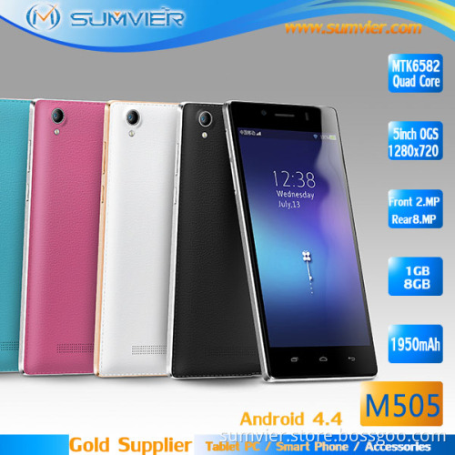 5" Smartphone Quad-Core Mtk6582 IPS Screen, Dual Camera, Dual SIM, Full Functions